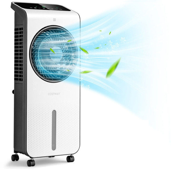 Premium Portable Air Cooler Stand Up Room Cooler Indoor AC Unit Windowless On Wheel