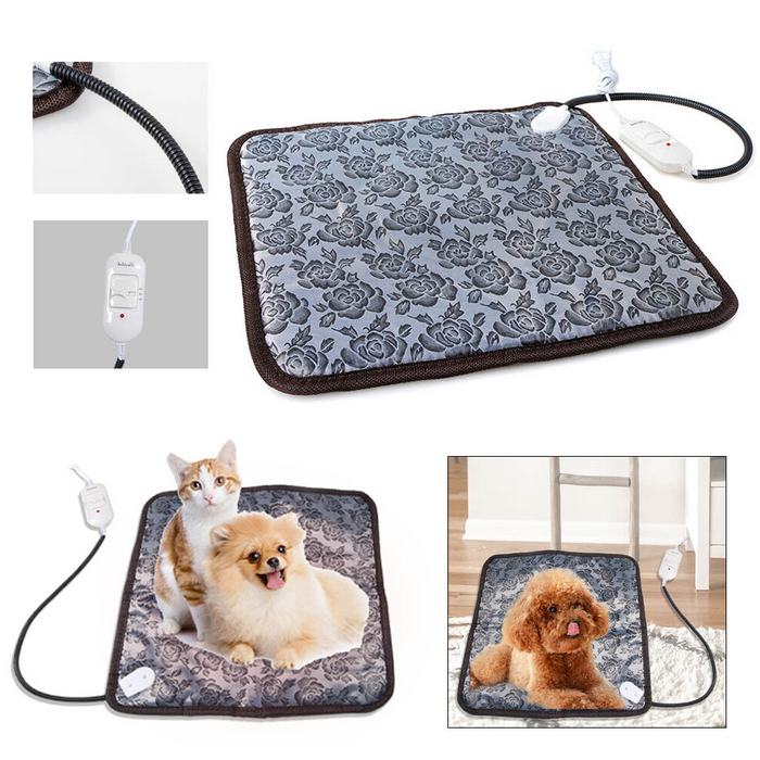 Premium Cat Dog Blanket Bed Adjustable Warming Heating Mat Pad 2 Mode