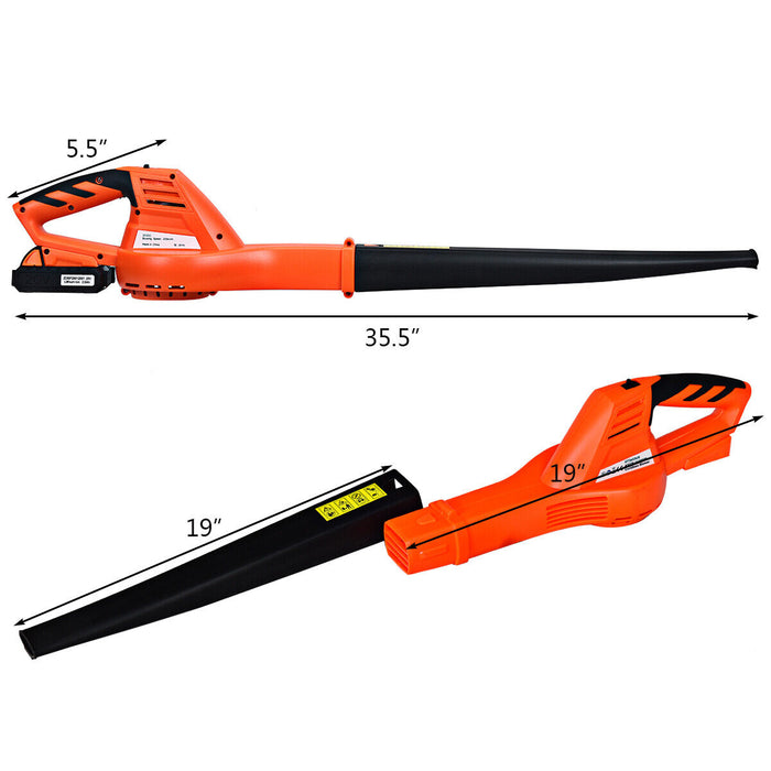 Cordless Leaf Blower Sweeper 20V 2.0Ah Blower Battery & Charger Included