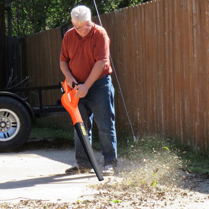 Cordless Leaf Blower Sweeper 20V 2.0Ah Blower Battery & Charger Included