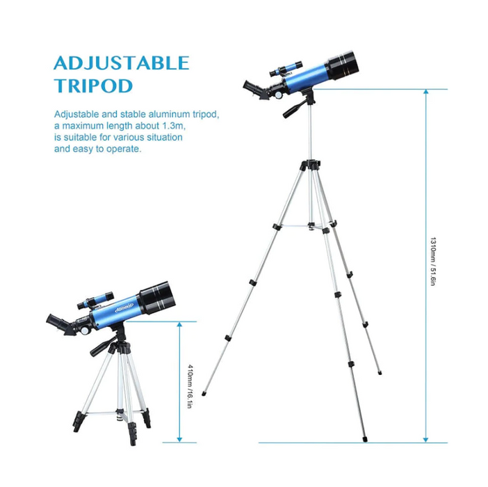 Astronomical Telescope for Kids and Beginners | Refracting Telescope with Tripod