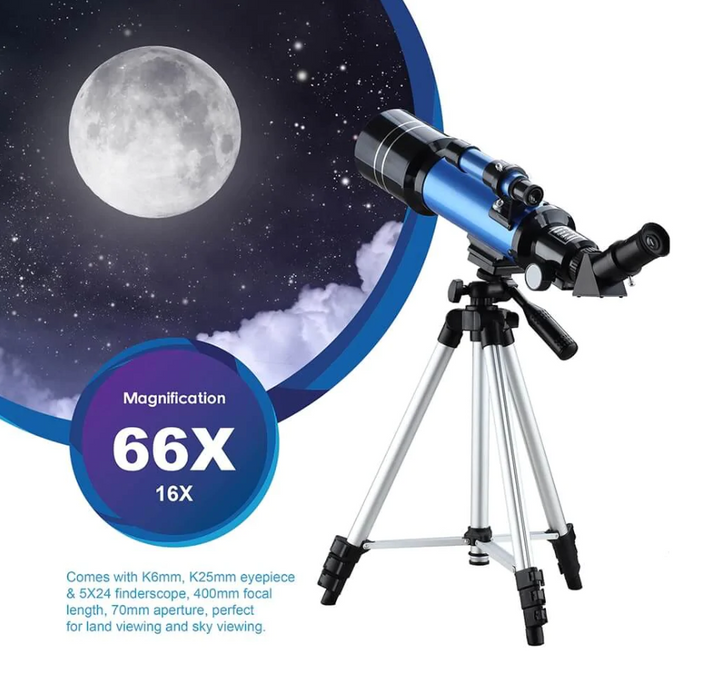 Astronomical Telescope for Kids and Beginners | Refracting Telescope with Tripod