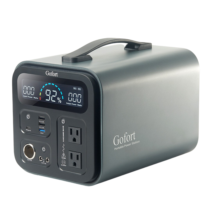 GoFort 1100Wh Portable Power Station 1200W